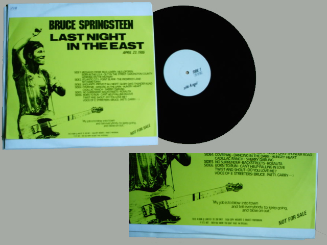 Bruce Springsteen - LAST NIGHT IN THE EAST